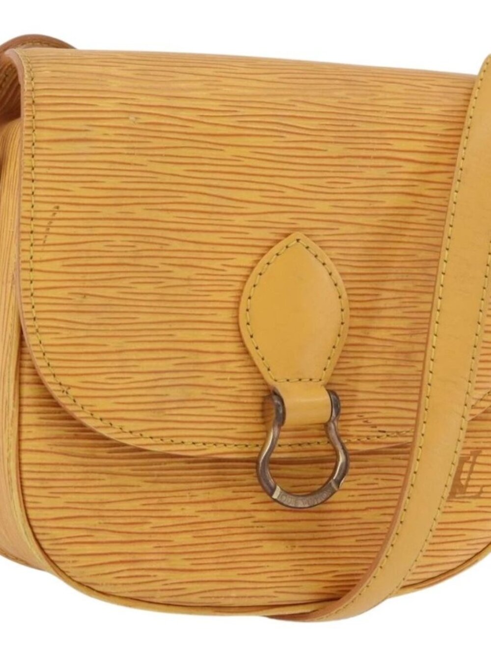 LOUIS VUITTON Epi Saint Cloud PM Shoulder Bag Yellow M52219 LV Auth LNZ331 - Picture 2 of 16